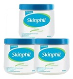 Kit 3x Skinphil Derma Cimed Creme Hidratante 450g