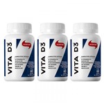 Ficha técnica e caractérísticas do produto Kit 3X Vita D3 2000 Ui 60 Capsulas - Vitafor