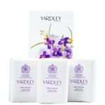Kit Yardley April Violets Luxury - Sabonetes em Barra 3x100g