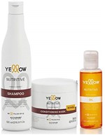 Ficha técnica e caractérísticas do produto Kit Yellow Nutritive Shampoo 500ml E Mascara 500ml E Oil 120ml