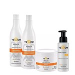 Ficha técnica e caractérísticas do produto Kit Yellow Repair Shampoo Condicionador Mascara Fluido - Alfaparf