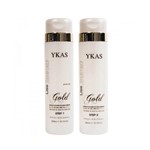Ficha técnica e caractérísticas do produto Kit Ykas Liss Treatment Gold Shampoo Step1 + Redutor de Volume Step 2 - 300 Ml