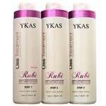 Ficha técnica e caractérísticas do produto Kit YKAS Liss Treatment Rubi (3 Produtos)
