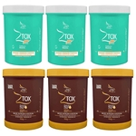 Ficha técnica e caractérísticas do produto Kit 3 Zap Professional Botox Capilar Ztox + 3 Botox Orgânico - 950g