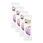 Ficha técnica e caractérísticas do produto Kits 4 Shampoos Clear Anticaspa Hidratação Intensa 400ml