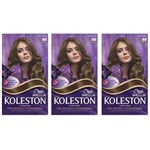 Ficha técnica e caractérísticas do produto Koleston Tinta 60 Louro Escuro - Kit com 03