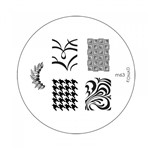Ficha técnica e caractérísticas do produto Konad Placa de Imagem M63 para Carimbo de Unha Stamping Nail Art - Konad