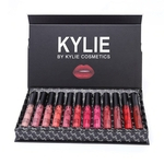 Ficha técnica e caractérísticas do produto KYLIE 12 cores port¨¢til Matte Batom Kit Hidrata??o Lip Rouge Gift Set