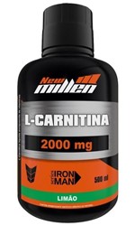 Ficha técnica e caractérísticas do produto L-Carnitina 2.000 500mL New Millen