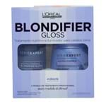 Ficha técnica e caractérísticas do produto L’oréal Professionnel Blondifier Gloss Kit – 1 Shampoo Blondifier Gloss 300ml + 1 Máscara Blondifier Gloss 250g Kit