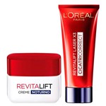Ficha técnica e caractérísticas do produto L'oréal Paris Revitalift Laser X3 + Revitalift Noite Kit - Creme Antirrugas + Rejuvenescedor Facial