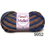 Ficha técnica e caractérísticas do produto Lã Mollet Circulo com 100gr Cor 9952