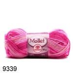 Lã Mollet Cor -mescla Pink