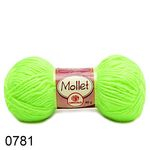 Ficha técnica e caractérísticas do produto Lã Mollet Cor - Verde Neon