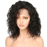 Lace Front Curly Shoulder Length Wig Mulheres Charming Party Cosplay Peruca