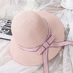 Ficha técnica e caractérísticas do produto Ladies Fisherman Straw Hat Outdoor Beach Sun Hat Girl clothes