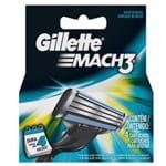 Ficha técnica e caractérísticas do produto Lâmina de Barbear Gillette Mach3 Regular (4 Unidades) 4un
