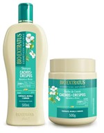Ficha técnica e caractérísticas do produto Lançamento Cachos e Crespos Shampoo 500ml + Máscara 500g - Bio Extratus