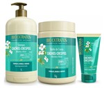 Ficha técnica e caractérísticas do produto Lançamento Kit Cachos Crespos Shampoo 1 Litro + Máscara 1 Kg + Finalizador 150g - Bio Extratus