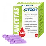Ficha técnica e caractérísticas do produto Lanceta para Lancetador com 100 Unidades - G-Tech