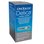 Ficha técnica e caractérísticas do produto Lancetas Onetouch Delica X 25und
