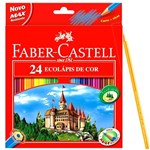 Ficha técnica e caractérísticas do produto Lápis de Cor 24 Cores com Apontador - Faber Castell - Faber Castell