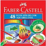 Ficha técnica e caractérísticas do produto Lápis de Cor 48 Cores Aquarelavel Faber-castell