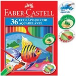 Ficha técnica e caractérísticas do produto Lápis de Cor 36 Cores Aquarela Faber Castell 130986