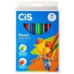 Ficha técnica e caractérísticas do produto Lápis de Cor 36 Cores Plastic Cis 130876