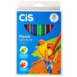 Ficha técnica e caractérísticas do produto Lápis de Cor 36 Cores Plastic Cis