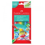 Ficha técnica e caractérísticas do produto Lápis de Cor Aquarelável 12 Cores Faber Castell - Faber-castell