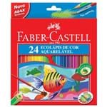 Ficha técnica e caractérísticas do produto Lápis de Cor Aquarelável 24 Cores Faber Castell