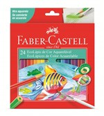 Ficha técnica e caractérísticas do produto Lápis de Cor Aquarelável Faber Castell 024 Cores 120224G