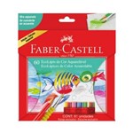 Ficha técnica e caractérísticas do produto Lápis de Cor Aquarelável Faber-Castell Ecolápis 60 Cores + 1 Pincel