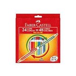 Ficha técnica e caractérísticas do produto Lápis de Cor Bicolor 24 Lápis - 48 Cores - Faber-Castell