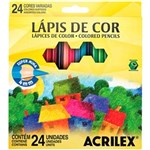 Ficha técnica e caractérísticas do produto Lapis de Cor com 24 Cores - Acrilex