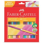 Ficha técnica e caractérísticas do produto Lápis de Cor Faber Castell Bicolor 048 Cores 120624G