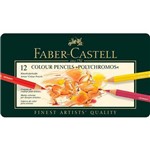 Ficha técnica e caractérísticas do produto Lápis de Cor Faber Castell Polychromos 12 Cores 110012