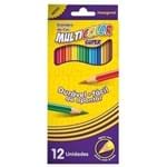 Ficha técnica e caractérísticas do produto Lápis de Cor Sextavado 12 Cores - Multicolor