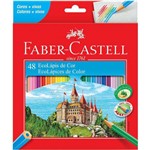 Ficha técnica e caractérísticas do produto Lápis de Cor Sextavado Ecolapis 48 Cores Faber-Castell