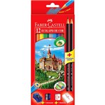 Ficha técnica e caractérísticas do produto Lápis de Cor Sextavado Faber Castell 12 Cores - Faber-castell