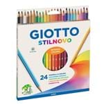 Ficha técnica e caractérísticas do produto Lápis de Cor Stilnovo com 24 Cores Giotto