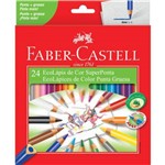 Ficha técnica e caractérísticas do produto Lápis de Cor Super Ponta Faber Castell 24 Cores