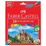 Ficha técnica e caractérísticas do produto Lápis Ecolápis 24 Cores Faber Castell ES PM