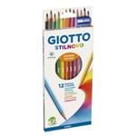 Ficha técnica e caractérísticas do produto Lápis Giotto Stilnovo 12 Cores 256500SA-Giotto