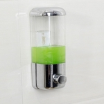 Ficha técnica e caractérísticas do produto 500ML Wall Mounted manual do Sabonete Líquido Sanitizer Shampoo Dispenser para Home Hotel Bathroom