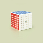 Ficha técnica e caractérísticas do produto 7x7 Professional Brain Teaser Twisty enigma competição Magic Cube Branco Velocidade