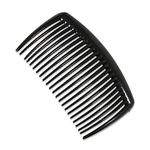Ficha técnica e caractérísticas do produto Estilo portátil de plástico preto macio cabelo Comb Geral de cabeleireiro Ferramentas presente