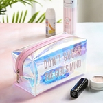Ficha técnica e caractérísticas do produto Laser Deisgn Transparente Travel Bag Feminino Waterproof Jelly Bag PVC Cosmetic Bag Makeup Bag Gostar