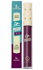Latika Lip Matte Nº21 Roxo 4ml